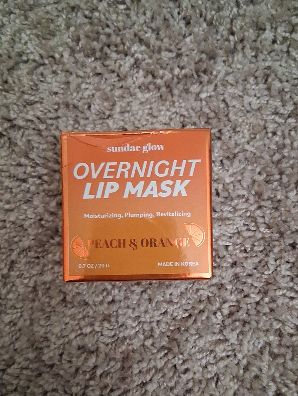 Overnight Lip Mask - Peach & Orange
